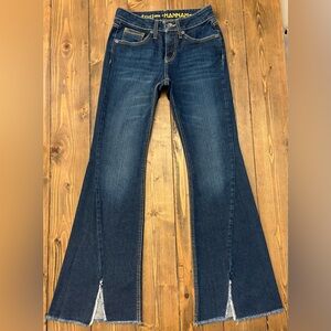 Cruel Hannah Women's Dark Blue Bootcut Flare Jeans